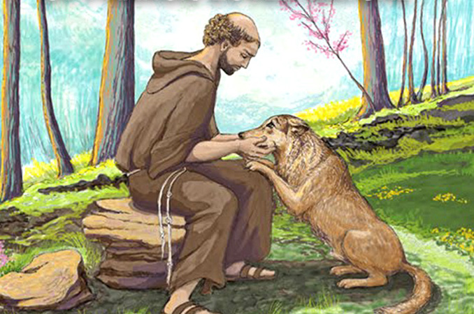 Who is Saint Francis of Assisi, what is his biography, How did he receive the callingh of God, How did his life change for the glory of God. Know more about him at Grace Ministry saint of the day Online.